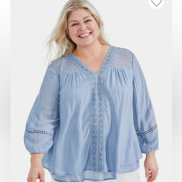 Style & Co Embroidered Top - Picture 4 of 13